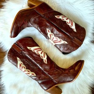 Dingo Vintage Butterfly Cowgirl Boots